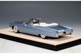 1967 Cadillac de Ville Convertible (open roof) - Marina Blue Metallic 1:43
