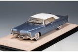 1967 Cadillac de Ville Convertible (closed roof) - Marina Blue Metallic 1:43