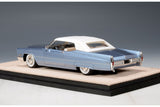 1967 Cadillac de Ville Convertible (closed roof) - Marina Blue Metallic 1:43