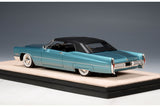 1967 Cadillac de Ville Convertible (closed roof) - Capri Aqua Metallic 1:43