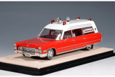 1968 Cadillac Miller-Meteor Ambulance - red/white 1:43