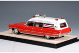 1968 Cadillac Miller-Meteor Ambulance - red/white 1:43