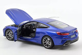 BMW M850i (2019) - blue 1:18
