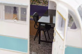 Citroën DS 19 1959 - Nuage Blue and Violet + Caravane Hénon 1:18
