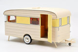 Citroën DS 19 1960 - Jonquille Yellow + Caravan Digue Panoramic 1:18