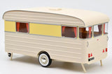 Citroën DS 19 1960 - Jonquille Yellow + Caravan Digue Panoramic 1:18