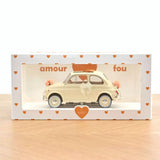 Fiat 500 L (1968) - ivory "the ideal wedding present" 1:18