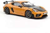 Porsche Cayman GT4 RS w/Weissach 2023 - Bahama Yellow Pack 1:18