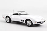 Chevrolet Corvette C3 Convertible 1969 - white 1:18