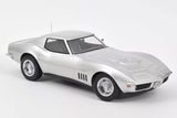 Chevrolet Corvette C3 Coupé 1969 - silver 1:18