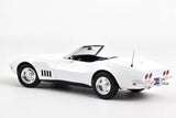 Chevrolet Corvette C3 Convertible 1969 - white 1:18