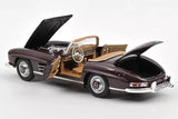 Mercedes 300 SL Roadster 1957 - dark red 1:18