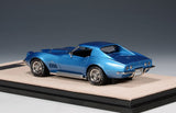 1969 Chevrolet Corvette C3 L88 Coupe (Open Headlight/Closed Roof) - Lemans blue Metallic 1:43