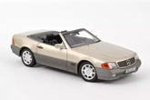 Mercedes 500 SL (R129) 1989 - smoke silver metallic 1:18