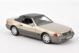Mercedes 500 SL (R129) 1989 - smoke silver metallic 1:18
