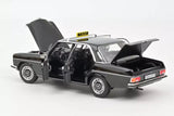 Mercedes 200 (W114) Taxi 1968 - black 1:18