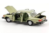 Mercedes 450 SEL (W116) US TV-Version 1979 - silver green 1:18