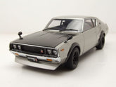 Nissan Skyline 2000 GT-R SPEZ (KPGC110) Tuned Version - silver 1:18