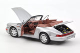 Porsche 911 (964) Carrera 2 Cabriolet 1990 - Silver 1:18
