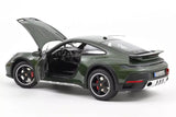 Porsche 911 (992) Dakar 2023 - Oak green metallic 1:18