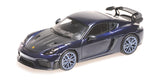 PORSCHE CAYMAN GT4 RS 2021 - Blue W/ Blue Wheels 1:43