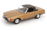 Mercedes 450 SL R107 (1985) - gold metallic 1:12
