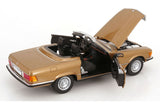 Mercedes 450 SL R107 (1985) - gold metallic 1:12