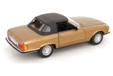 Mercedes 450 SL R107 (1985) - gold metallic 1:12