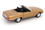 Mercedes 450 SL R107 (1985) - gold metallic 1:12