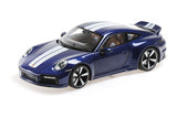 PORSCHE 911 (992) SPORT CLASSIC 2022 - Blue Metallic 1:18