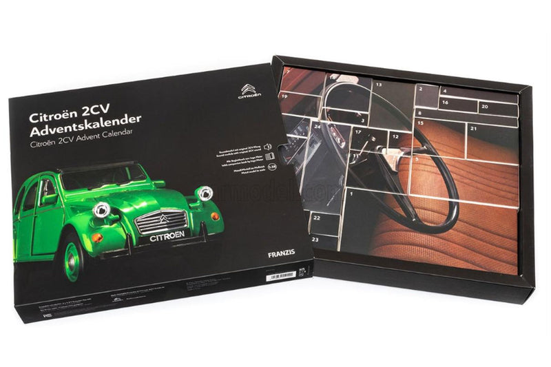 Citroën 2CV Adventskalender: Citroen 2CV - grün 1:38 Franzis