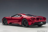 Ford GT (2017) -  liquid red / silver stripes 1:12