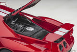 Ford GT (2017) -  liquid red / silver stripes 1:12