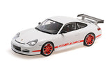 PORSCHE 911 GT3 RS 2002 - White W/red Stripes 1:18