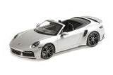 PORSCHE 911 (992) TURBO S CABRIOLET 2020 - Silver 1:18