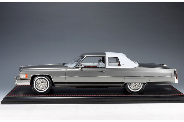 1976 Cadillac Coupe de Ville - Academy Grey Metallic 1:18