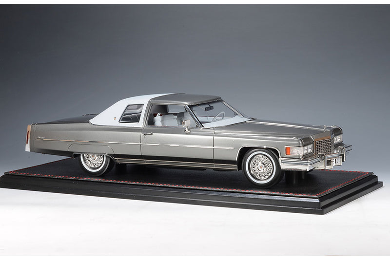 1976 Cadillac Coupe de Ville - Academy Grey Metallic 1:18