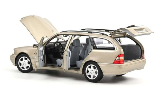 Mercedes C-Class (S202) T-Model 1997 - Smoke silver 1:18