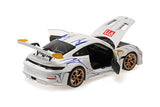 PORSCHE 911 (992) GT3RS 2023 - White/yellow Decor 1:18