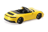 PORSCHE 911 CARRERA 4 GTS CABRIOLET 2020 - Yellow 1:18