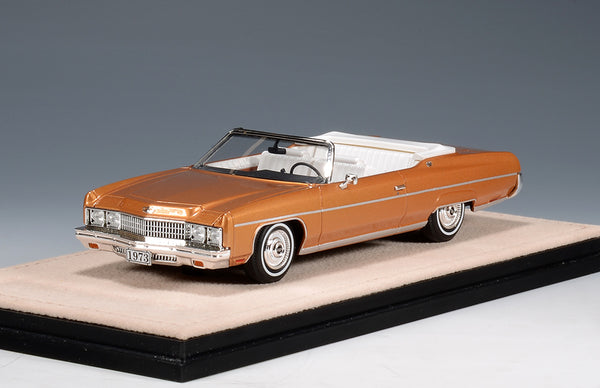 1973 Chevrolet Caprice Convertible (open roof) - Medium Orange Metallic 1:43