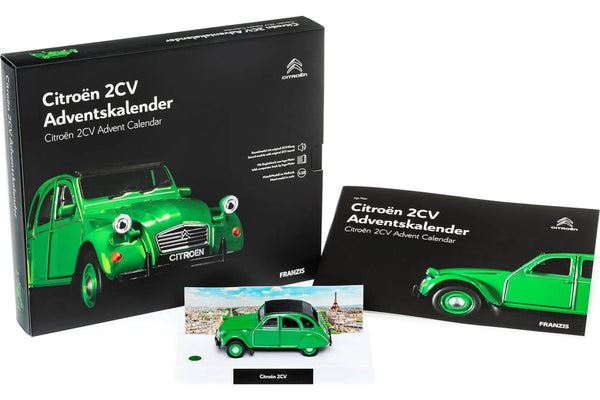 Citroën 2CV Adventskalender: Citroen 2CV - grün 1:38 Franzis