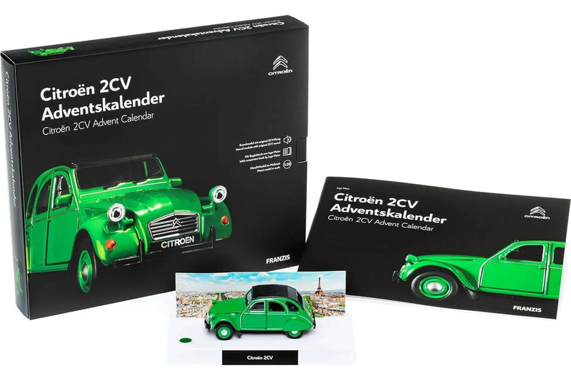 Citroën 2CV Adventskalender: Citroen 2CV - grün 1:38 Franzis