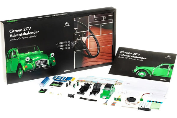 Citroën 2CV Adventskalender: Citroen 2CV - grün 1:38 Franzis