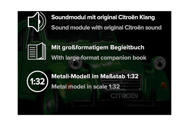 Citroën 2CV Adventskalender: Citroen 2CV - grün 1:38 Franzis