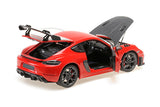 PORSCHE CAYMAN GT4 RS 2024 - RED W/ Weissach Package 1:18