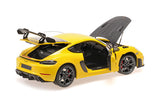 PORSCHE CAYMAN GT4 RS 2024 - Yellow W/ Weissach Package 1:18