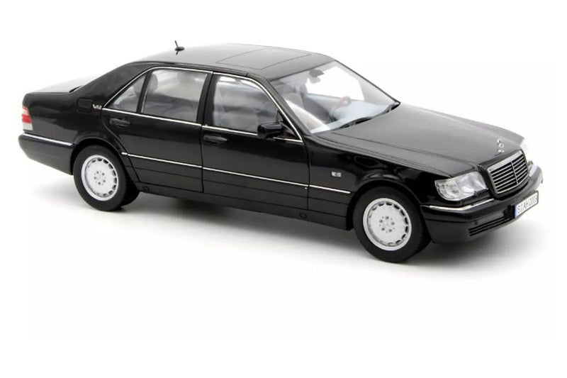 Mercedes  S600 (W140) 1997 - Obsidian black met. 1:18