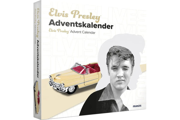 Elvis Presley Adventskalender: Cadillac Eldorado 1953 - gelb 1:37 Franzis