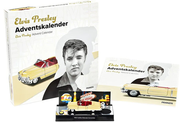 Elvis Presley Adventskalender: Cadillac Eldorado 1953 - gelb 1:37 Franzis